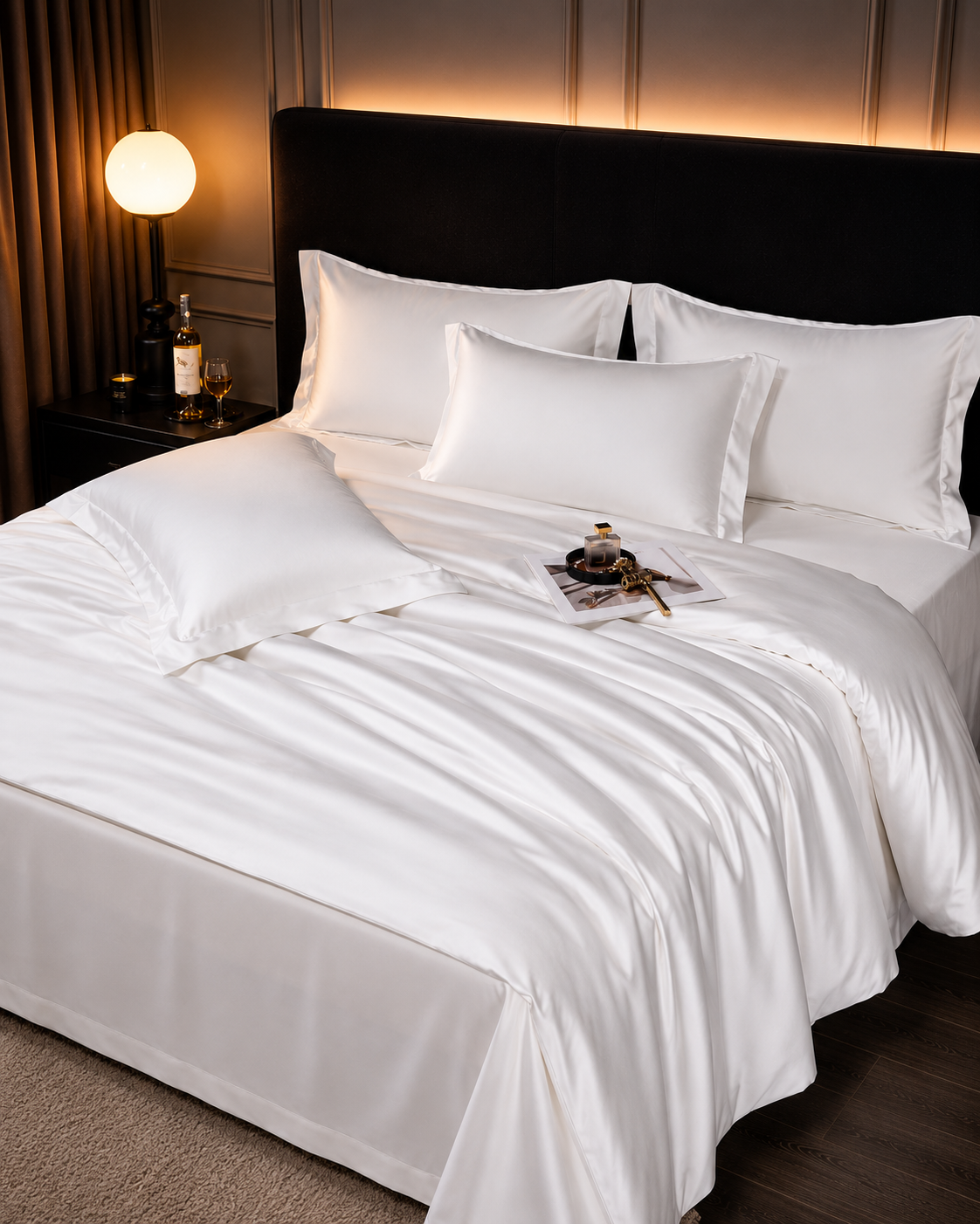 220*240cm 4 pc duvet cover Set (100%)cotton