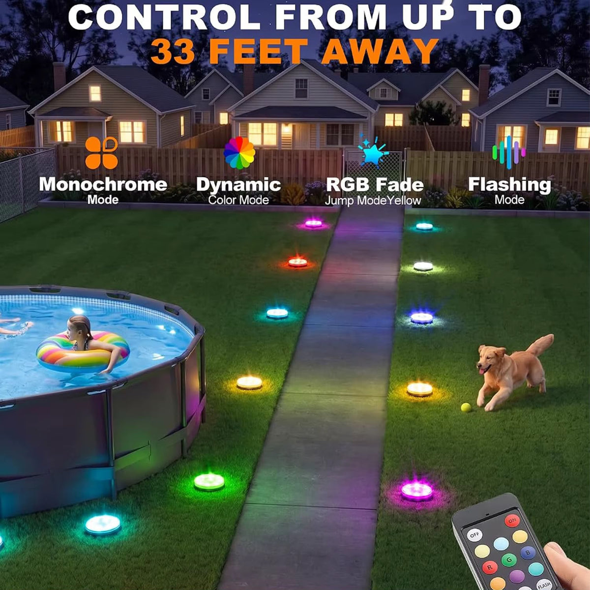 ✨ IP65 Outdoor Ground Lights – 20 Pack