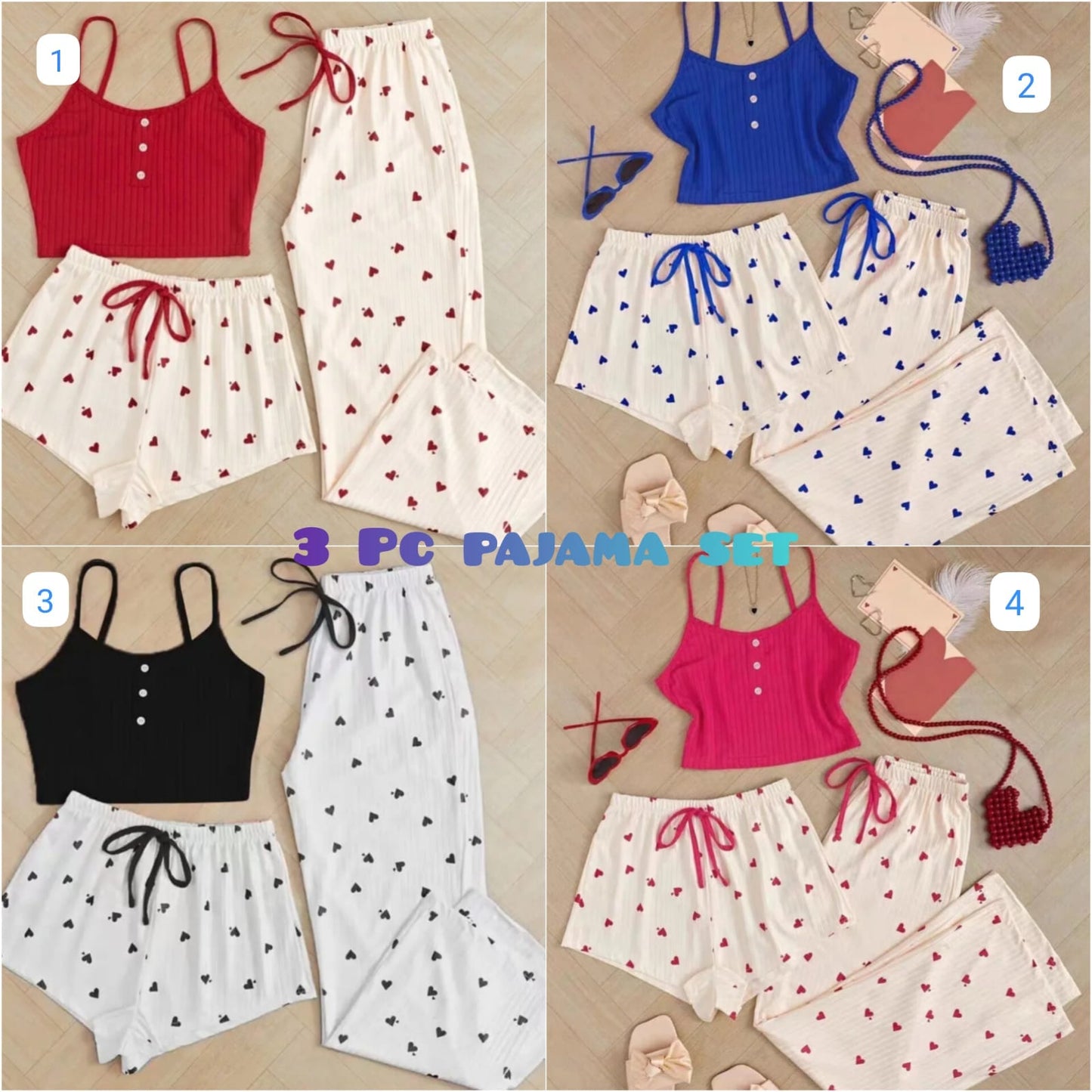 3 Pc pajama Set