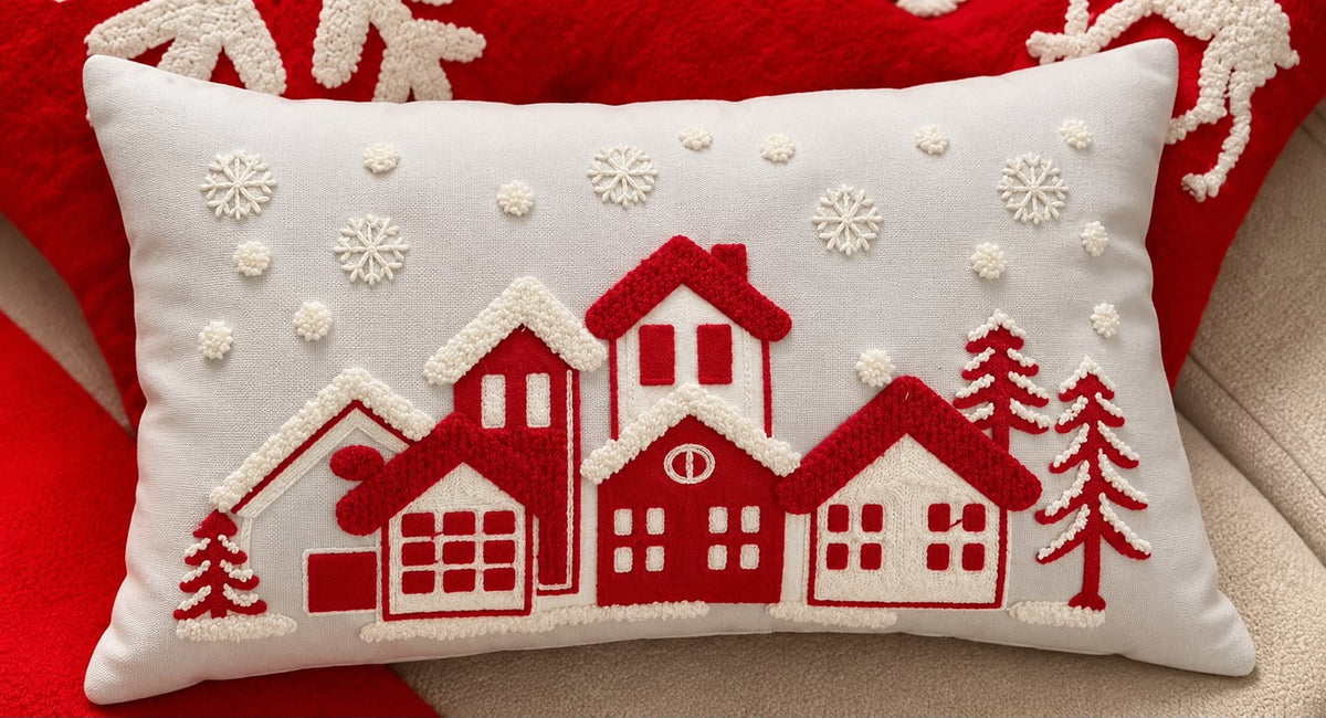 🎄✨ PREMIUM CHRISTMAS CUSHION COVER!
