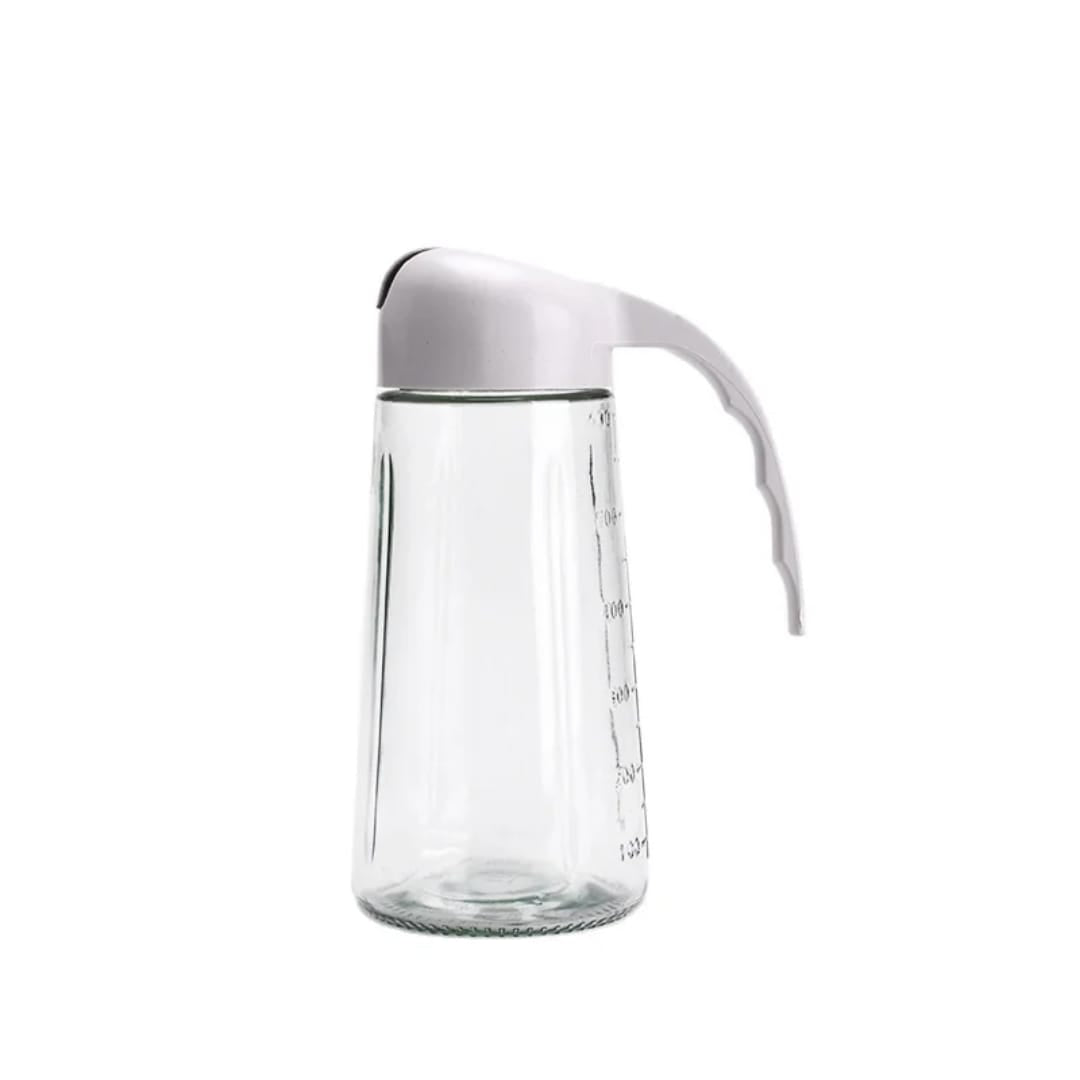 Glass Kitchen Oil Bottle with Automatic Opening