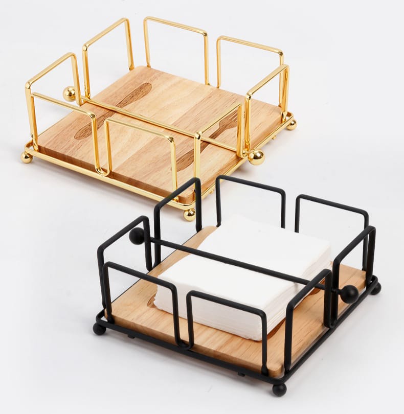 Luxury Metallic Serviette Holder