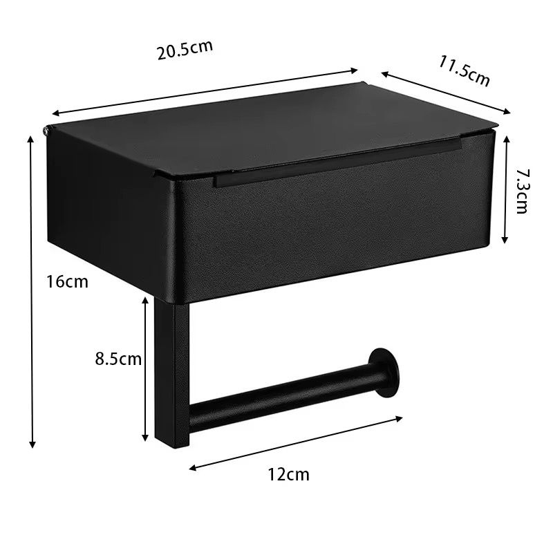 Toilet Paper Holder with Storage Box
