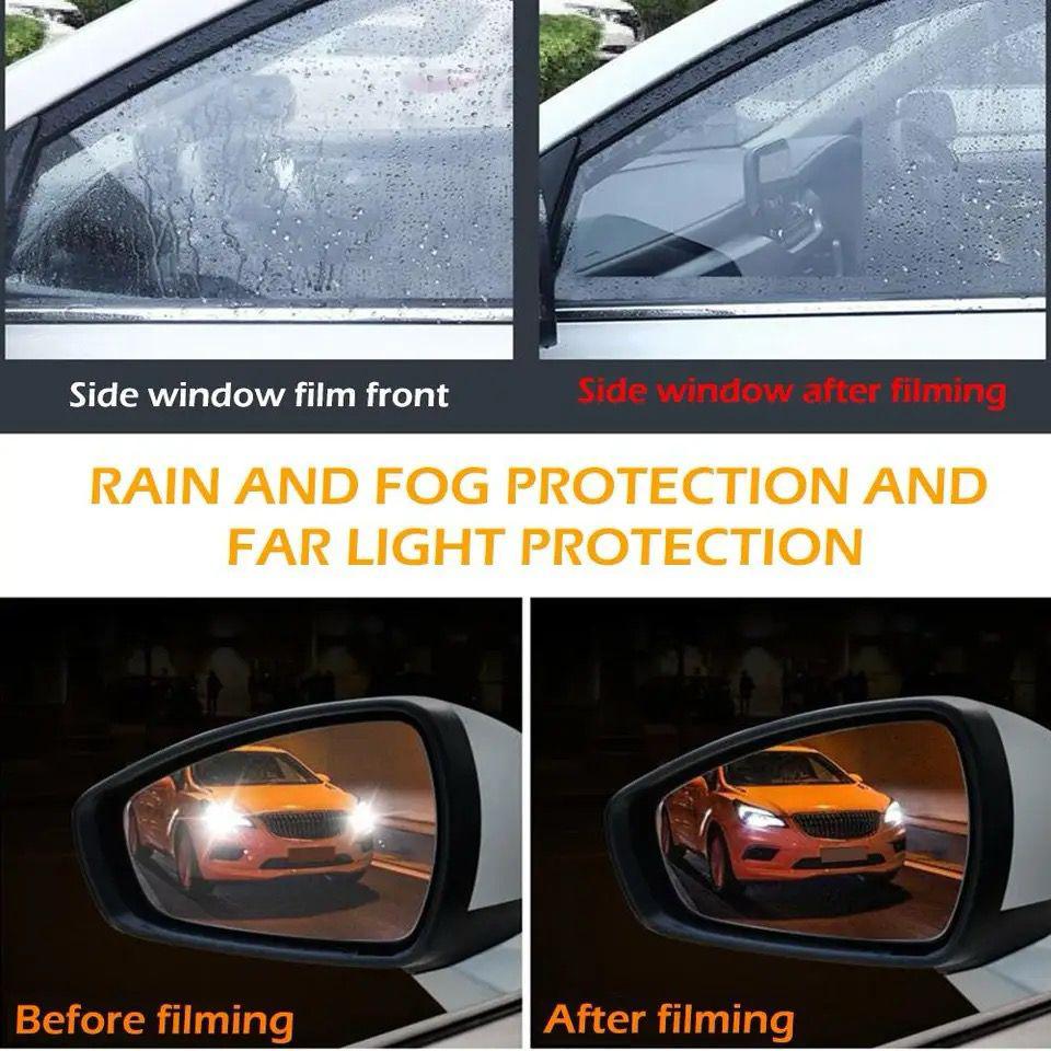 4 Pcs Car Window Anti Fog Rainproof Window