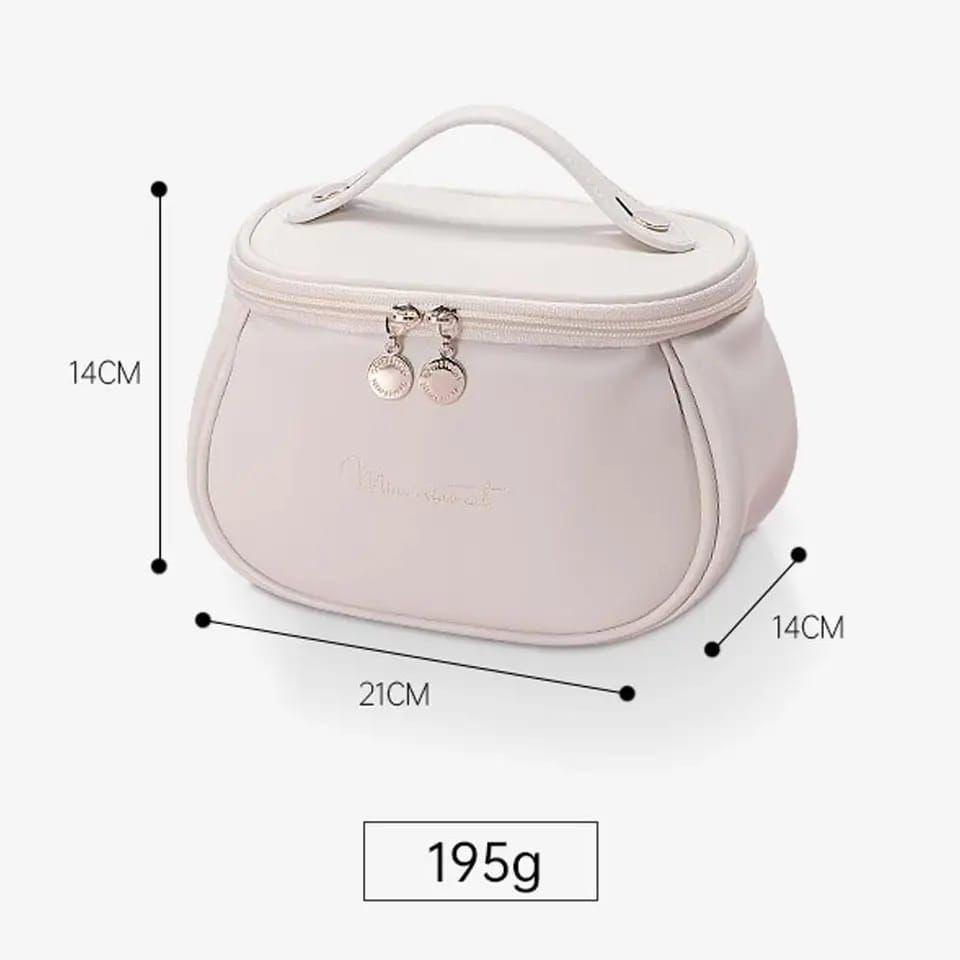 ️Portable makeup bag large size with Handle for Travel camping