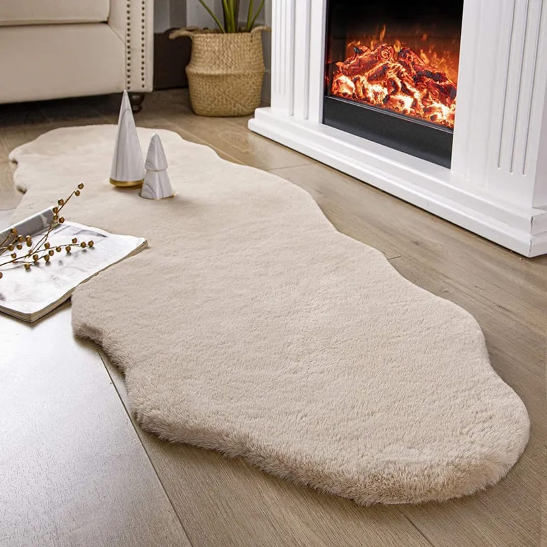 60*170cm rabbit fur faux decorative mat