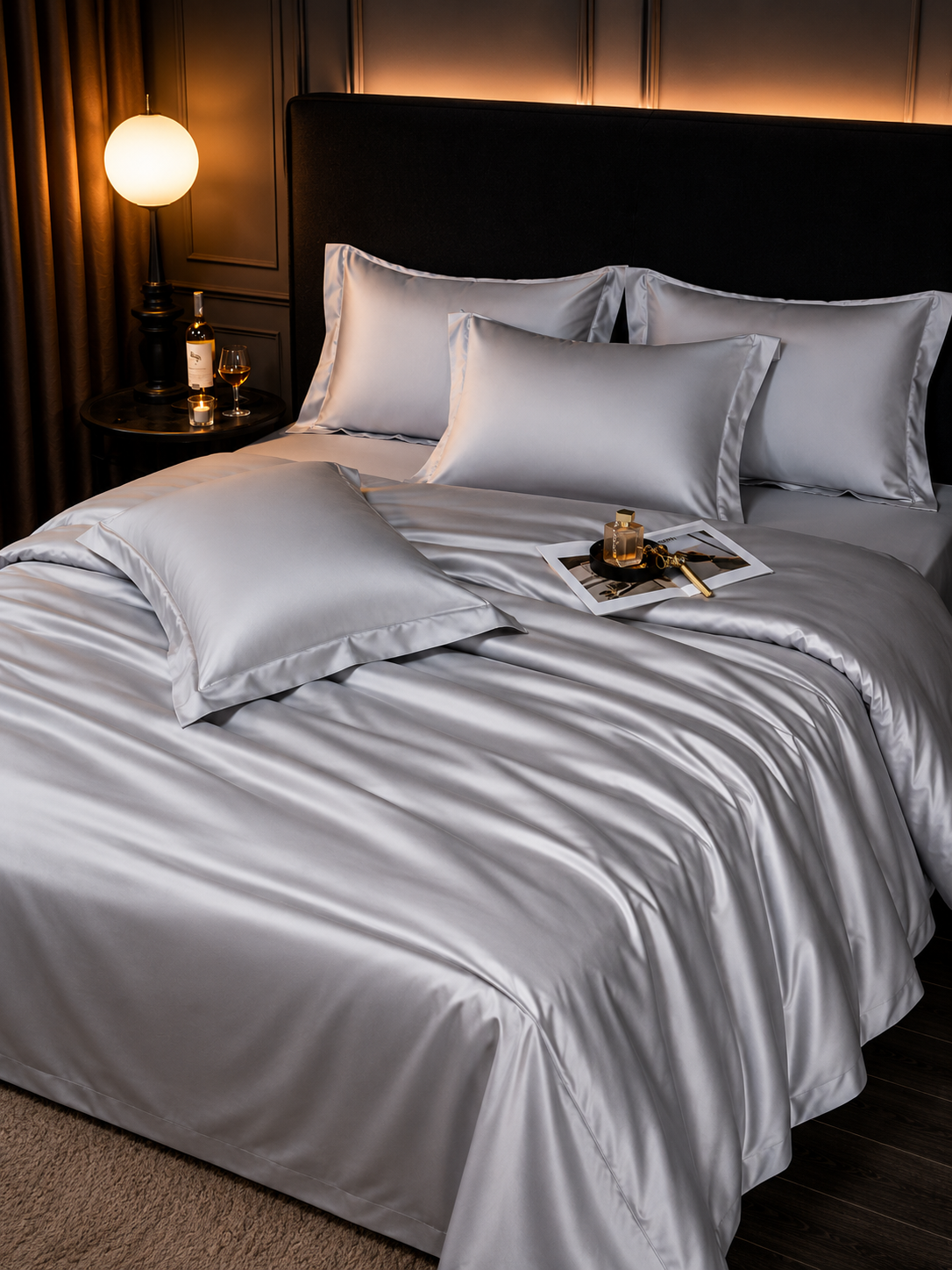 220*240cm 4 pc duvet cover Set (100%)cotton