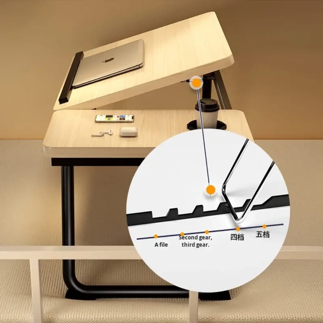 Adjustable Tilting laptop folding table