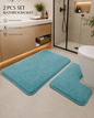 2 pcs Set Bathroom Mat