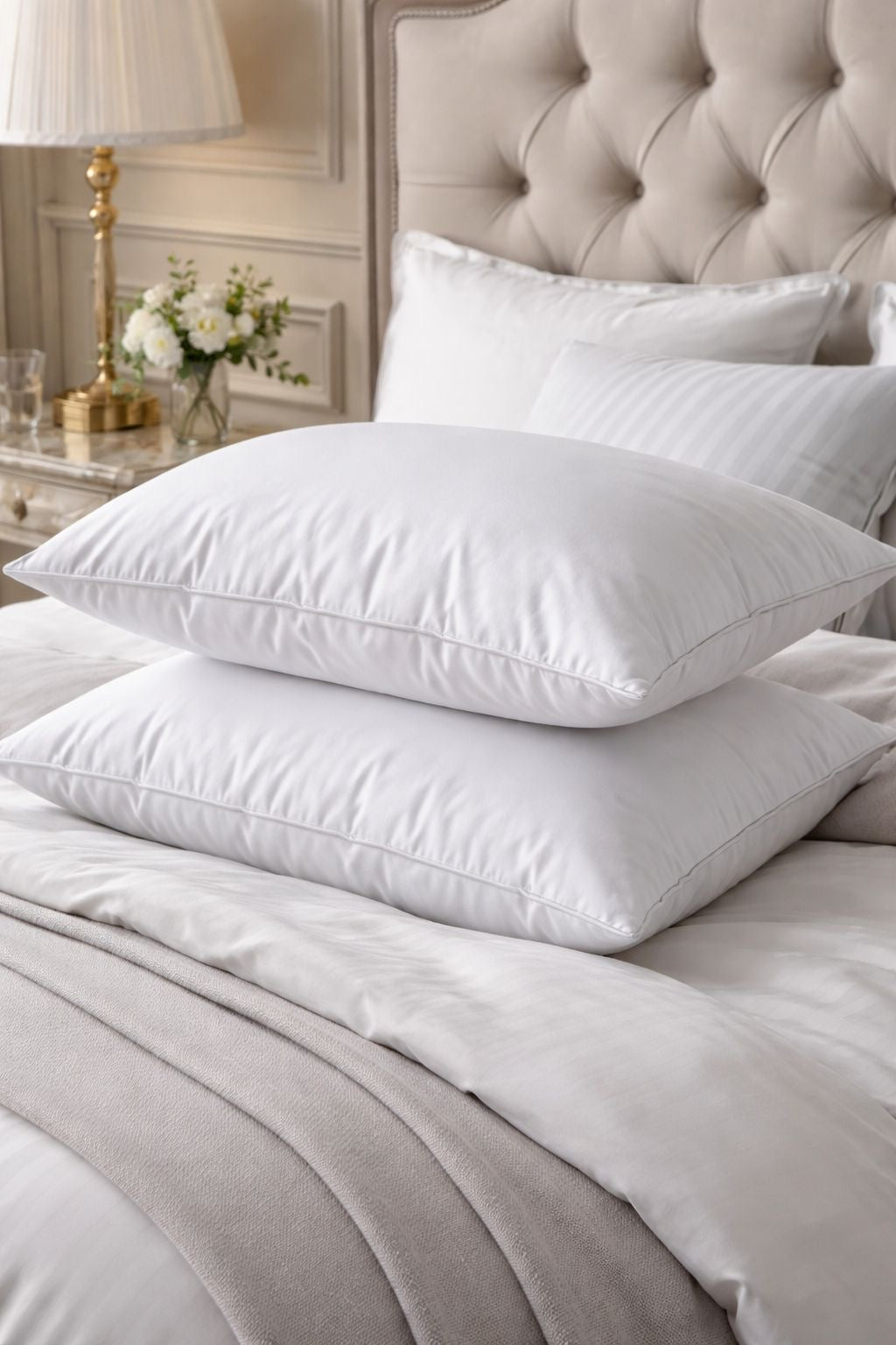 2 Pcs Set Cotton Pillows