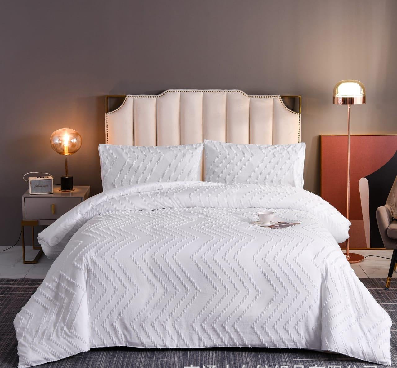 6*7 tufted duvet cover set