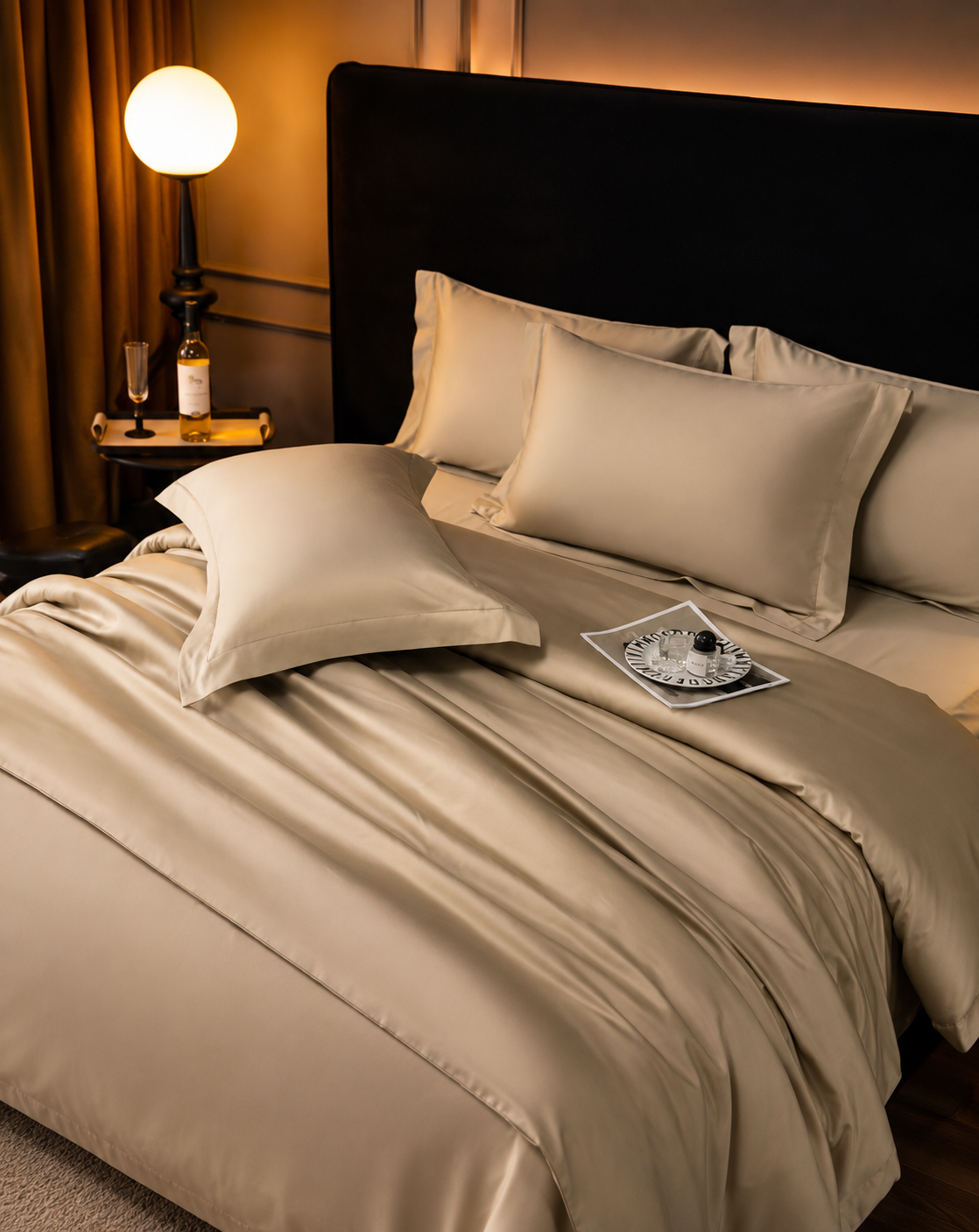 220*240cm 4 pc duvet cover Set (100%)cotton