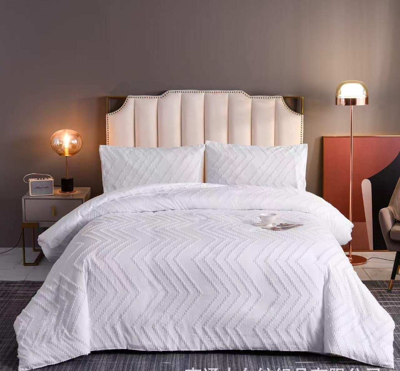 6*7 tufted duvet cover set