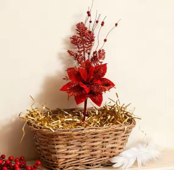 52 cm length Christmas decoration berry branch