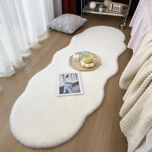60*170cm rabbit fur faux decorative mat
