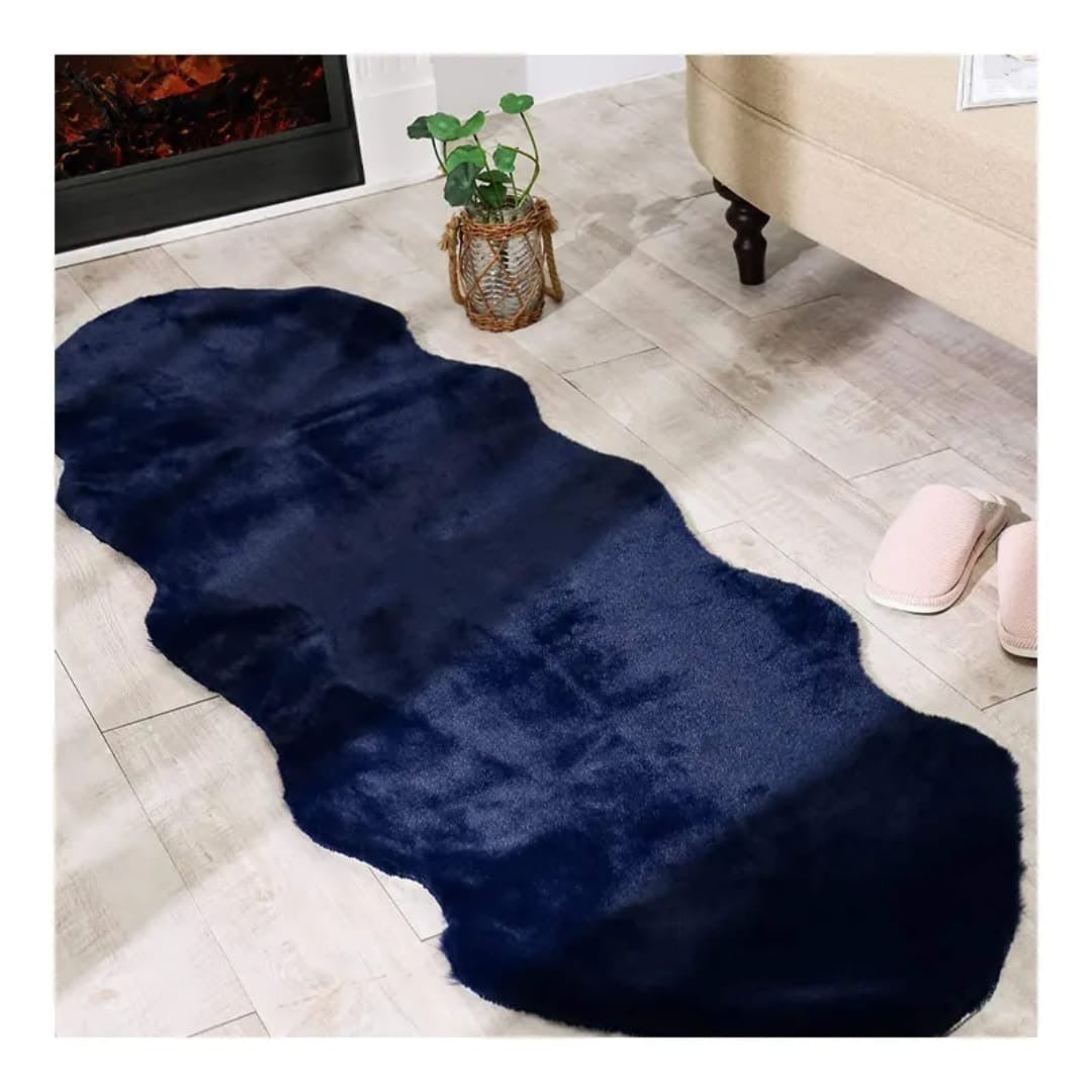 60*170cm rabbit fur faux decorative mat