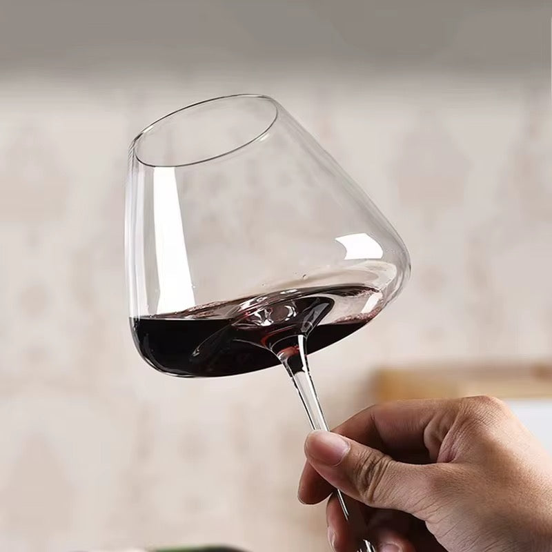 6pcs Flat Bottom 675ml Red Wine Glass