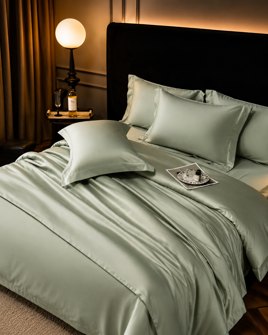 220*240cm 4 pc duvet cover Set (100%)cotton