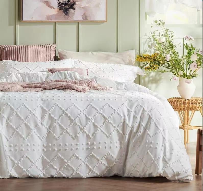6*7 tufted duvet cover set