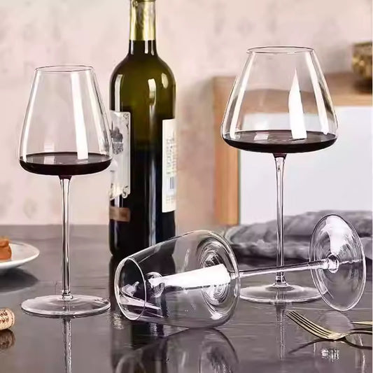 6pcs Flat Bottom 675ml Red Wine Glass