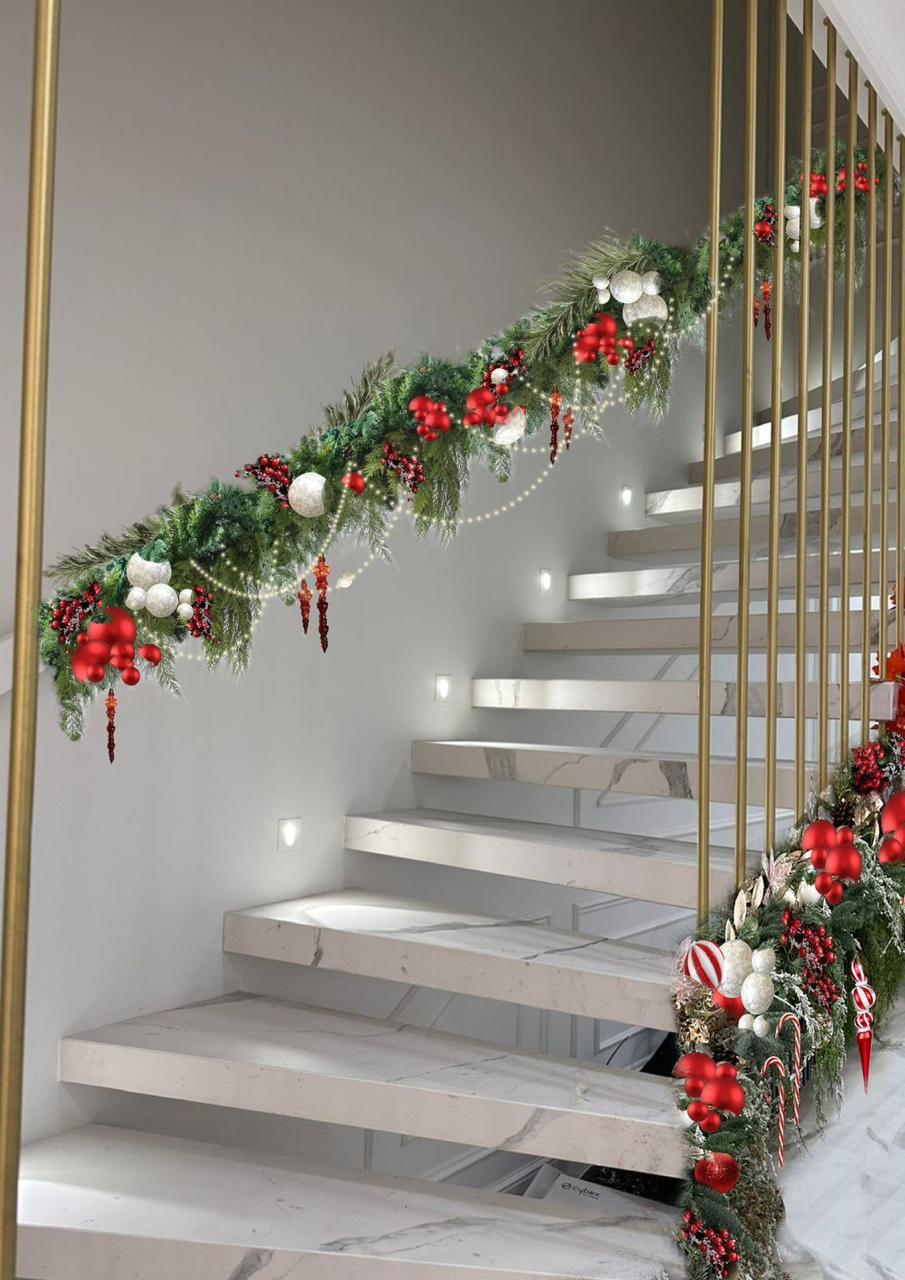 2.5M PVC Christmas Garland