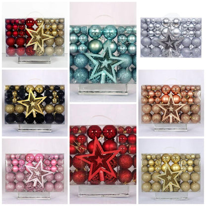 Christmas Balls Ornaments for Christmas Tree (101pcs)