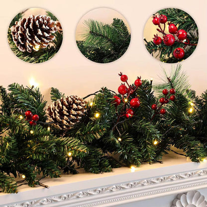 2.5M PVC Christmas Garland