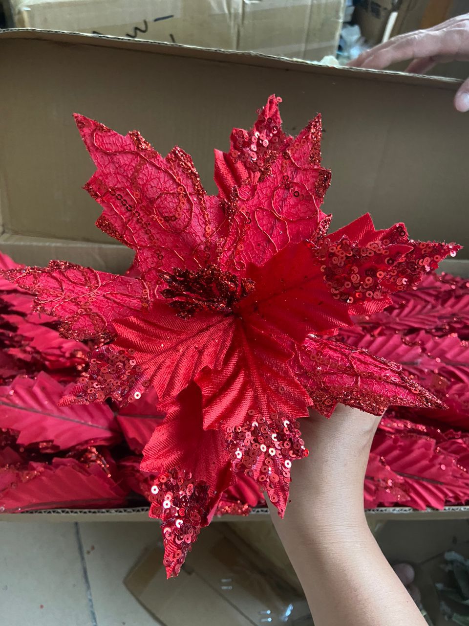 Luxury Christmas Tree Decor Bows 3pcs