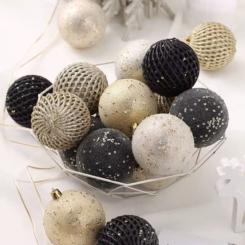 12pcs set christmas ball (8cm)