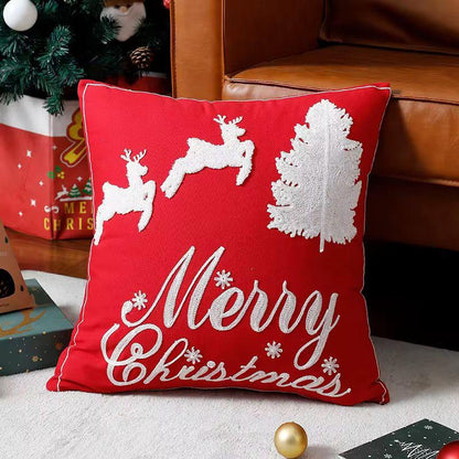 Christmas decorations pillowcases covers Material cotton (45*45cm)