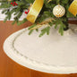 knitted Christmas tree skirt  (122cm diameter)