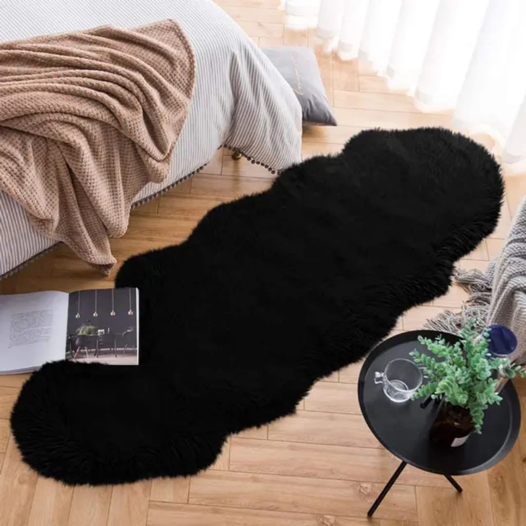 60*170cm rabbit fur faux decorative mat