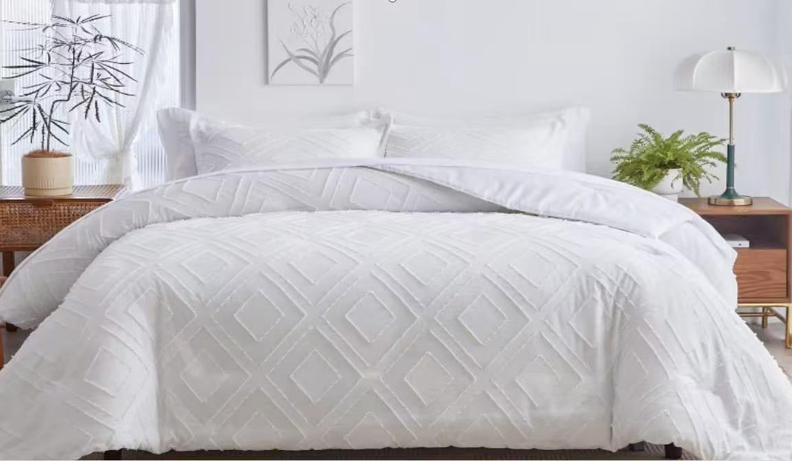 6*7 tufted duvet cover set