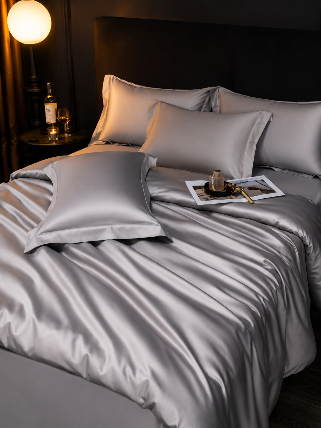 220*240cm 4 pc duvet cover Set (100%)cotton