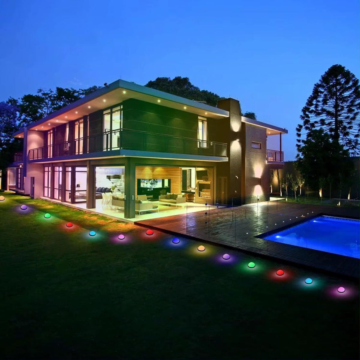 ✨ IP65 Outdoor Ground Lights – 20 Pack
