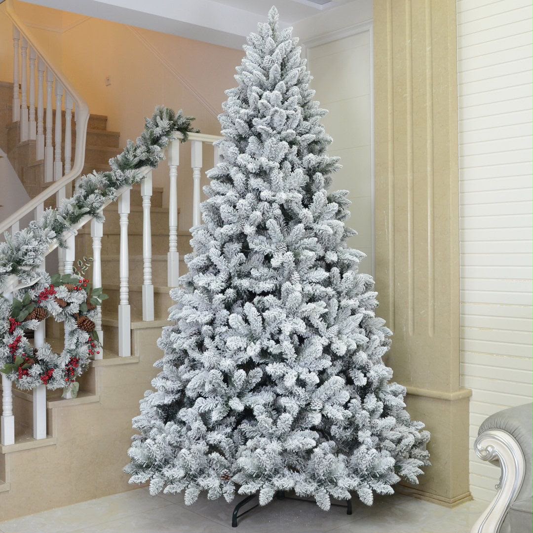 Premium Snow-Flocked Christmas Tree –8ft