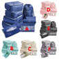 8pcs Luggage Travel Organizers For Suitcase With Toiletry Case