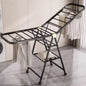 Black Movable Outdoor clothes Drying Rack with wheels
