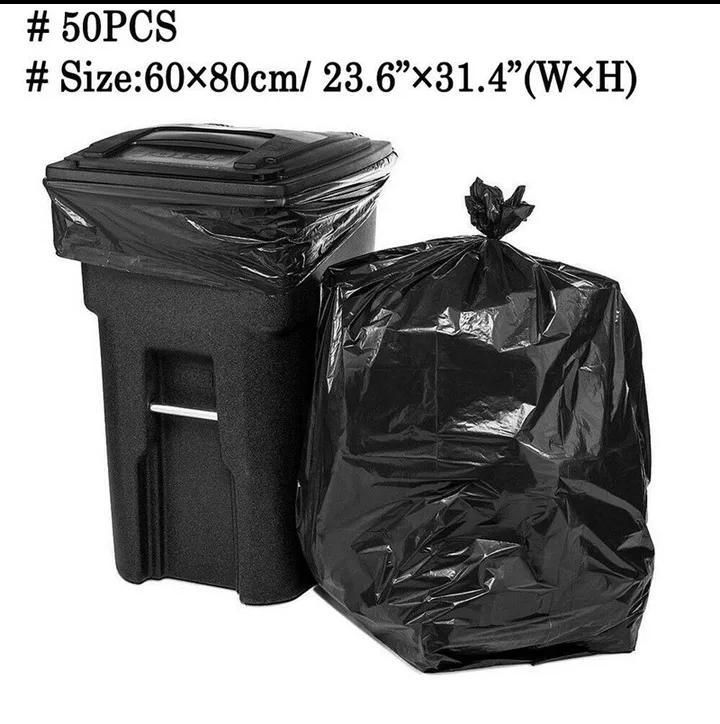 50Pcs/Set Black Large Size Garbage Bags