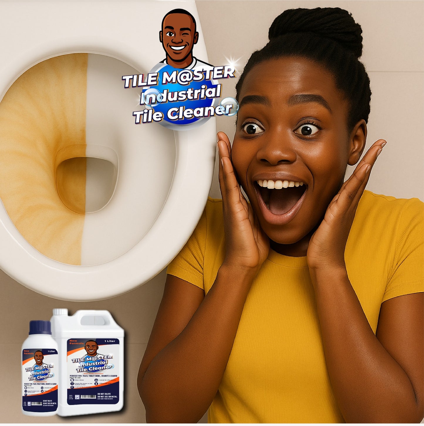 ✨ 5 litreTile Master Industrial Tile Cleaner