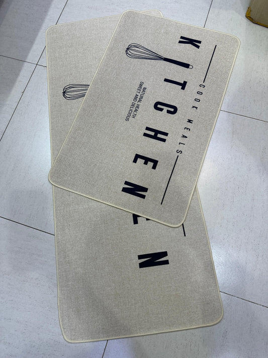 High Quality 2PC Rubber Kitchen Mats