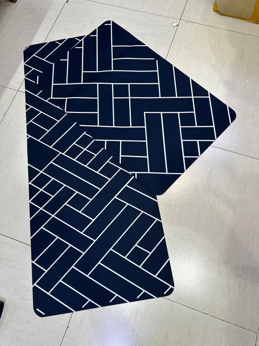 High Quality 2PC Rubber Kitchen Mats