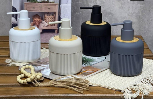 Bamboo Luxury Lotion/ Shower Gel/ Soap Dispenser pump