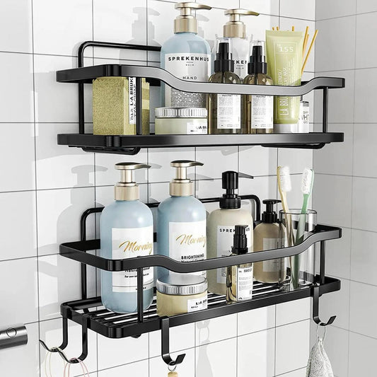 ✨2pcs Set Shower Caddy Shelf / Bathroom Organizer / Kitchen Shelf