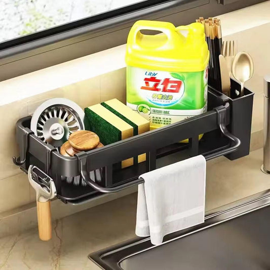 Metal Sink Caddy / Kitchen Rack Organizer