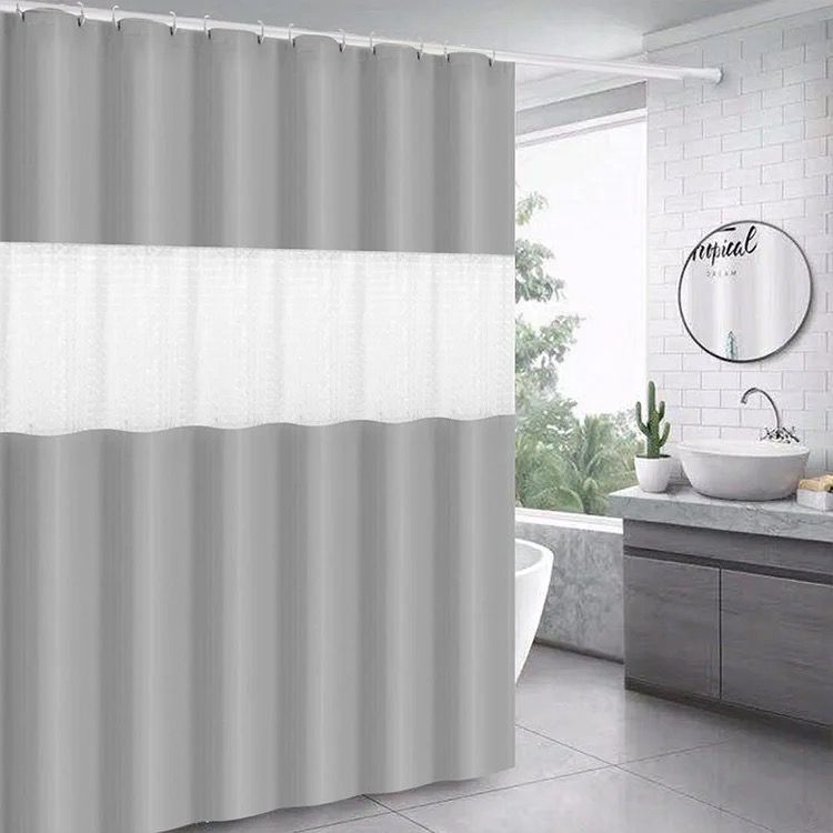 Polyester Waterproof Bath Shower Curtain (180CM BY 200CM)