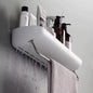 Wall Mounted Shower Caddy With Towel Rail