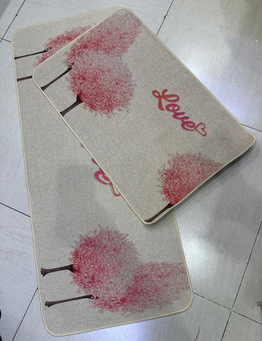 High Quality 2PC Rubber Kitchen Mats