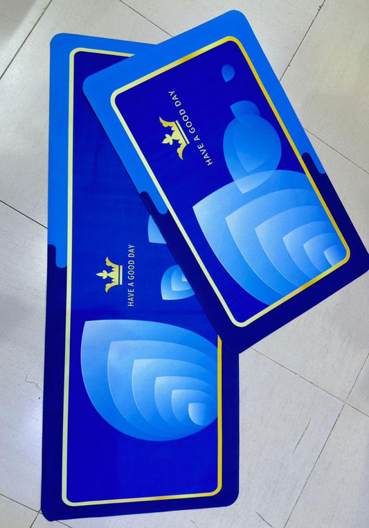 High Quality 2PC Rubber Kitchen Mats