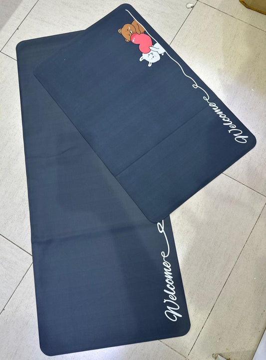 High Quality 2PC Rubber Kitchen Mats